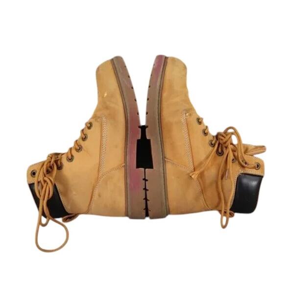 Lugz Shoes Mens 7.5 Boots Combat Boulder Hi Work Utility Lace Up Outdoor Brown - Picture 8 of 13